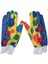 Puantiyeli Çok Renkli Palyaço Eldiveni Yetişkin 1