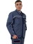 GM04K Unisex Gri Fermuarlı Gabardin Kışlık Mont 2