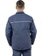 GM04K Unisex Gri Fermuarlı Gabardin Kışlık Mont 6