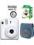 Instax Mini 12 Fotoğraf Makinesi 20'li Film ve Jean Çantalı Hediye Seti 77 1