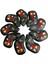9x Club Head Kapağı Golfçüler Için Su Geçirmez Hediye 4-9, P, A, S Golf Iron Headcover Siyah (Yurt Dışından) 1