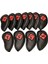 11PACK Golf Demir Headcover Seti Numaralı Kama Kulübü Kafası Kılıfı (Yurt Dışından) 4