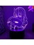 O Zaman Bir Balçık Olarak Reenkarne Oldum Rimuru Tempest Anime Figürü 3D Yatak Odası Için LED Lamba Manga Gece Işıkları Çocuk Hediyesi 3D Illusion Gece Lambası (Yurt Dışından) 1