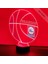 Basketbol Spor Gece Işığı Masa Masa Lambası Spor Kask LED El Yapımı Uzaktan Kumandalı Kişiselleştirilmiş Büyük Hediye (Ph 76ER) (Yurt Dışından) 1
