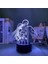My Dress-Up Darling Marin Kitagawa Anime 3D Erkek Için Gece Lambası 16 Renk Kız Odası Dekoru Illusion LED Lamba USB Manga Marin Kitagawa Figür Uygun Çocuklar Hayranlar Noel Hediyeleri (Yurt Dışından) 4