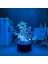 3D LED Lamba Yoimiya Genshin Etkisi Çocuklar Için Yatak Odası Dekorasyonu Çocuk Doğum Günü Hediyesi Odası Dekoru Genshin Etkisi LED Işık Başucu (Yurt Dışından) 1