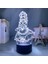3D LED Işık Genshin Impact Noelle Akrilik LED Lamba Oyunu (Yurt Dışından) 3