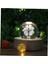 Adet Dört Yapraklı Küçük Gece Lambası Atlıkarınca Müzik Kutusu Kristal Müzik Topu Müzik Kutusu Kristal Atmosfer LED Lamba 3D Top Işık 3D Top Lamba Küresel Işık Döndürmek Için Akrilik (Yurt Dışından) 3