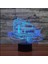 7 Renkli USB Değişen 3D Illusion Masa Lambası Kamyon Hediye Yatak Odası Deco Için Dokunmatik Düğme ile LED Gece Lambası (Yurt Dışından) 1