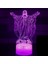 3D Isa Gece Lambası Illusion Gece Lambası 7 Renk Değiştirme Dokunmatik Anahtar Masa Masa Dekorasyon Lambaları Akrilik Düz Abs Taban USB Kablosu Oyuncak (Otobüs) (Yurt Dışından) 1