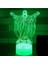 3D Isa Gece Lambası Illusion Gece Lambası 7 Renk Değiştirme Dokunmatik Anahtar Masa Masa Dekorasyon Lambaları Akrilik Düz Abs Taban USB Kablosu Oyuncak (Otobüs) (Yurt Dışından) 3