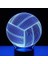 Çocuklar Için Gece Lambası, 3D Illüzyon Gece Lambası, Renk Değişimi Gece Lambası 3D LED Gece Lambası 7 Renkli Işıklı Voleybol Ev Dekoru Işığı Inanılmaz Görsel Illüzyon (Yurt Dışından) 1
