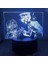 Tuvalet Bağlı Hanako Kun Tbhk Yatak Odası Için LED 3D Illusion Lamba Manga Gece Işıkları Anime Aksiyon Figürleri Dekorasyon Çocuk Hediyesi (Siyah Taban 16 Renk, 03) (Yurt Dışından) 1