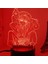 Tuvalet Bağlı Hanako Kun Tbhk Yatak Odası Için LED 3D Illusion Lamba Manga Gece Işıkları Anime Aksiyon Figürleri Dekorasyon Çocuk Hediyesi (Siyah Taban 16 Renk, 03) (Yurt Dışından) 2