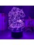 3D LED Işık Lambası Genshin Impact Barbara Akrilik LED Lamba Oyunu (Yurt Dışından) 1