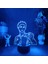 Haikynn Anime 3D Gece Lambası Boy Için 16 Renkler Kız Odası Dekoru Illusion LED Lamba USB Manga Tobio Şekil Uygun Çocuklar Fanlar Yılbaşı Hediyeleri (Siyah Lamba) (Yurt Dışından) 1
