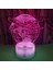 3D Düzlem Gece Lambası LED Lamba Illusion 7 Renk Değiştirme Dokunmatik Anahtarı Masa Masa Dekorasyon Lambaları Doğum Günü Hediyesi Akrilik Taban USB Kablosu Oyuncak (Yurt Dışından) 2