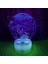 3D Düzlem Gece Lambası LED Lamba Illusion 7 Renk Değiştirme Dokunmatik Anahtarı Masa Masa Dekorasyon Lambaları Doğum Günü Hediyesi Akrilik Taban USB Kablosu Oyuncak (Yurt Dışından) 5