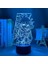 Çocuklar Için Gece Lambası, 3D Illüzyon Gece Lambası, Renk Değişimi Gece Lambası 3D LED Gece Lambası Ev Geliştirme Işığı Için 7 Renkli Işık ile Sürme Inanılmaz Görsel Optik Illüzyon (Yurt Dışından) 1