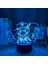 3D LED Gece Işığı Lambası Genshin Impact Akrilik LED Lamba Oyunu (Yurt Dışından) 3