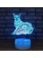 LED Gece Lambası Hayvan Tilki 3D Lamba Optik Illusiontouch Anahtarı Başucu Lambası 16 Renk Değiştirme LED Lambalar En Iyi Kız Erkek Oyuncakları Yeni Yıl Doğum Günü Için Hediyeler (Yurt Dışından) 4