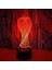 3D Melek Desen Gece Lambası LED Illusion Lamba 16 Renk Değişimi Dokunmatik Uzaktan Kumanda USB Masa Hediye Çocuk Oyuncakları Yatak Odası Dekor Süslemeleri Doğum Günü Noel Tatil Hed (Yurt Dışından) 1