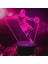 3D Futbol Futbol Gece Lambası LED Lamba Illusion 7 Renk Değiştirme Dokunmatik Anahtarı Masa Masa Dekorasyon Lambaları Doğum Günü Hediyesi Akrilik Taban USB Kablosu Oyuncak (Yurt Dışından) 3