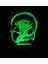 Alien Xenomorph 7 "uzun Boylu Özel Lazer Oyma 3D Efekt Akrilik LED Masa Üstü Gece Işığı Lambası (Yurt Dışından) 1