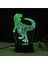 Bebek Gece Lambası 3D Işık Dinozor Gece Lambası Yedi Renkli Dokunmatik LED Işık Yaratıcı Hediye Küçük Masa Lambası 3D Yatak Odası Dekoru Illusion Lambası Bebek Odası Lambası (Yurt Dışından) 1