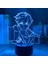 Oyun Suçlu Figürü Ky·kiske 3D Yatak Odası Başucu Masaları Için LED Lamba Gece Işıkları Çocuk Odası Dekor Şenlikli Hediyeler 7 Renk Değiştirme Aydınlatma (Yurt Dışından) 1