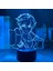 Oyun Suçlu Figürü Ky·kiske 3D Yatak Odası Başucu Masaları Için LED Lamba Gece Işıkları Çocuk Odası Dekor Şenlikli Hediyeler 7 Renk Değiştirme Aydınlatma (Yurt Dışından) 5