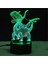 Bebek Gece Lambası 3D Işık Dinozor Gece Lambası Yedi Renkli Dokunmatik LED Işık Yaratıcı Hediye Küçük Masa Lambası 3D Gece Lambası 3D Illusion Lamba Bebek Odası Lambası (Yurt Dışından) 1