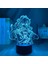 3D LED Gece Işığı Lambası Genshin Impact Diluc Akrilik LED Lamba Oyunu (Yurt Dışından) 1