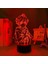 Genshin Etki Oyunu 3D Erkek Için Gece Lambası 16 Renkler Kız Odası Dekoru Illusion LED Lamba USB Oyunu Raiden Shogun Şekil Uygun Çocuklar Fanlar Noel Hediyeleri (Yurt Dışından) 4
