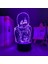 3D LED Lamba Anime Testere Adam Bayan Yatak Odası Dekoru Çocuklar Için Doğum Günü Hediyesi Manga Testere Adam LED Işık Başucu (Yurt Dışından) 1
