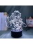 3D LED Gece Işığı Lambası Genshin Impact Diluc Akrilik LED Lamba Oyunu (Yurt Dışından) 4