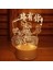 Bebek Gece Lambası 3D Gece Lambası 3D Gece Lambası Noel Günü Işığı LED Masaüstü Gece Lambası Yatak Odası Başucu Bebek Odası Lambası (Yurt Dışından) 1