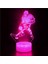 3D Buz Hokeyi Oyuncusu Gece Işığı Lambası Illusion Gece Lambası 16 Renk Değiştiren Masa Masa Dekorasyon Lambaları Akrilik Düz Abs Taban USB Kablosu Oyuncak ile Hediye (Yurt Dışından) 5