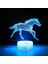 3D At Gece Işığı Masa Danışma Optik Illusion Lambaları 7 Renk Değiştirme Işıkları LED Masa Lambası Noel Ev Aşk Doğum Günü Çocuk Çocuk Dekor Oyuncak Hediye (Yurt Dışından) 2