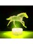 3D At Gece Işığı Masa Danışma Optik Illusion Lambaları 7 Renk Değiştirme Işıkları LED Masa Lambası Noel Ev Aşk Doğum Günü Çocuk Çocuk Dekor Oyuncak Hediye (Yurt Dışından) 3
