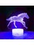 3D At Gece Işığı Masa Danışma Optik Illusion Lambaları 7 Renk Değiştirme Işıkları LED Masa Lambası Noel Ev Aşk Doğum Günü Çocuk Çocuk Dekor Oyuncak Hediye (Yurt Dışından) 4