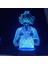 Dangarrcnpa Anime 3D Gece Lambası Boy Için 16 Renkler Kız Odası Dekor Illusion LED Lamba USB Manga Nagito Komaeda Şekil Uygun Çocuklar Fanlar Noel Hediyeleri (Yurt Dışından) 3