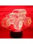 Gece Lambası Çocuklar Gece Lambası Yatak Odası Işığı Renkli Gece Lambası 3D LED Gece Lambası Traktor, Ev Dekorasyonu Için 7 Renkli Işık ile Gelir Işık Inanılmaz Görsel Optik Illüzy (Yurt Dışından) 1