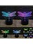 Lamba 3D LED Çiçek Hayvanlar Gece Lambası, Komidin 16 Renk Değiştirme Atmosfer Lambası Çocuklar Için USB Kablosu ile Yatak Odası Dekorasyonu Noel Doğum Günü Hediyesi (Yurt Dışından) 1