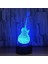 LED Gece Işıkları 3D Illusion Gitar Başucu Masa Lambası 16 Renk Değiştirme Uyku Aydınlatması Yetişkin Erkek Çocuk Oyuncakları Için Akıllı Dokunmatik Düğme ile Yaratıcı Dekorasyon I (Yurt Dışından) 4