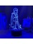 Kılıç Karınca Orline Anime 3D Gece Lambası Boy Için 16 Renk Kız Odası Dekor Illusion LED Lamba USB Manga Kirito Asuna Şekil Uygun Çocuklar Hayranlar Yılbaşı Hediyeleri (Yurt Dışından) 3
