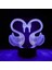 3D Kuğu Gece Lambası LED Lamba Illusion 7 Renk Değiştirme Dokunmatik Anahtarı Masa Masa Dekorasyon Lambaları Doğum Günü Hediyesi Akrilik Taban USB Kablosu Oyuncak (Yurt Dışından) 4