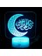 3D Müslüman Allah Islam Gece Lambası Illusion Gece Lambası 7 Renk Değiştirme Masa Masa Dekorasyon Lambaları Hediye Akrilik Düz Abs Taban USB Kablosu Oyuncak (Yurt Dışından) 1