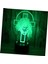 Bebek Çocuklar Için Gece Lambası Gece Işıkları Lampara De Koridor Aydınlatma 3D Illusion Gece Lambası Masa Lambası Slayt Gösterisi Kreş LED USB Şarj Lambası Yaratıcı Gece Lambası (Yurt Dışından) 4