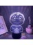 Kings Sıralaması Erkek Için Anime 3D Gece Lambası 16 Renk Kız Odası Dekoru Illusion LED Lamba USB Manga Bojji Figürü Uygun Çocuk Hayranları Yılbaşı Hediyeleri (Siyah Lamba) (Yurt Dışından) 1